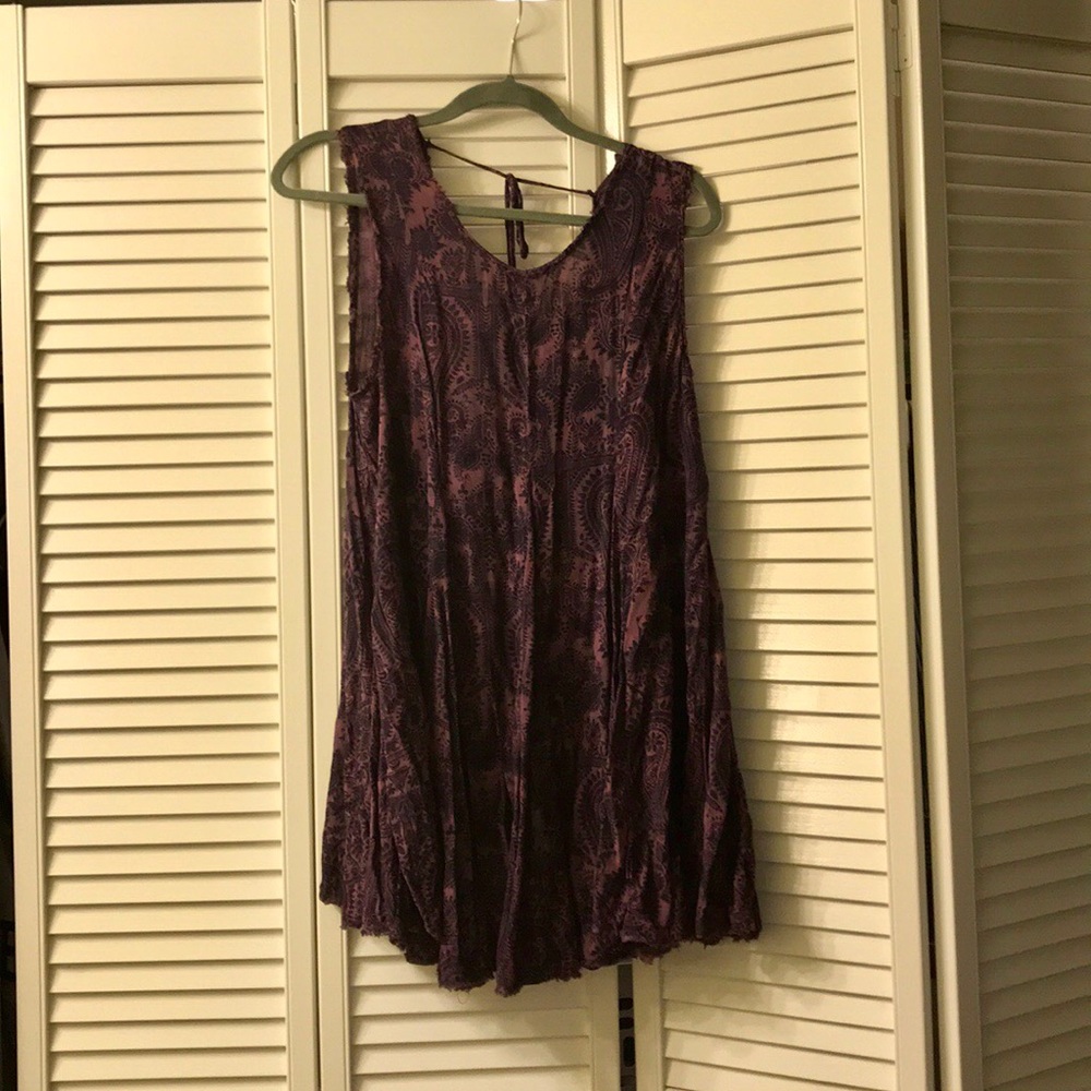 Deep purple dress